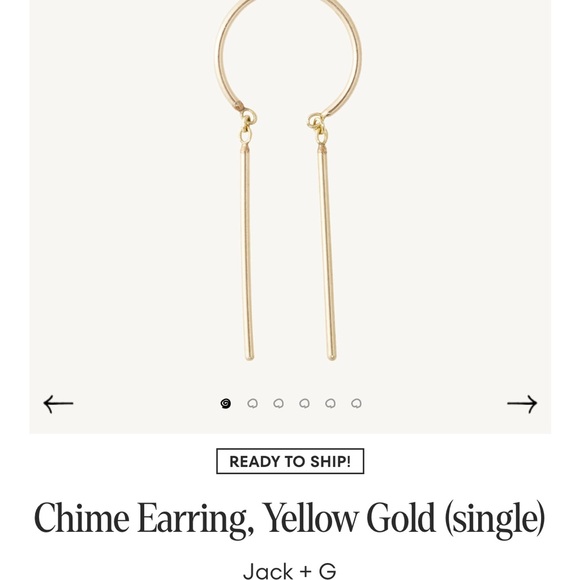 PAIR Catbird 14k Gold Chime Earrings PAIR - Picture 2 of 2